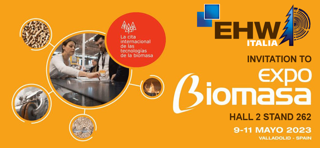 EHW Italia partecipa a Expobiomasa in maggio, HALL 2 STAND 262
